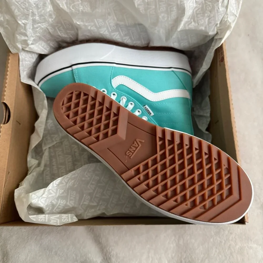 Vans filmore hi Tapere canvas aqua sky blue women’s sz 8WM platform new with box